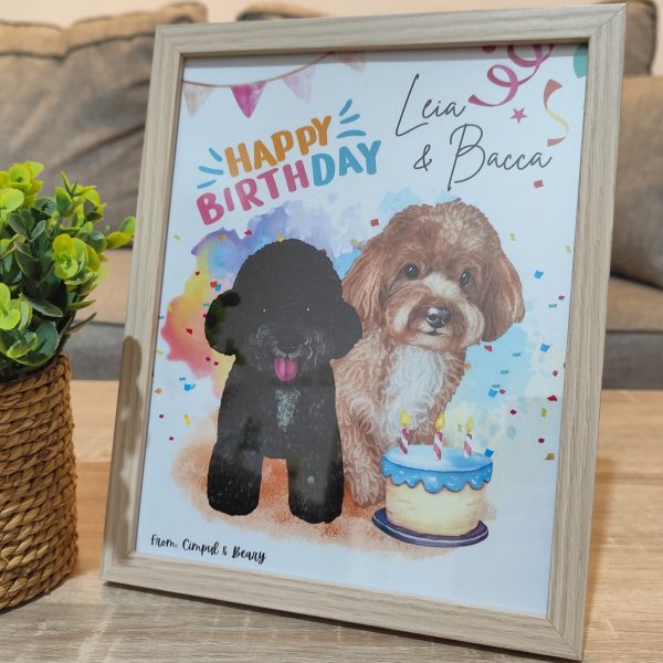 Custom Frame Pet Illustration - Image 11