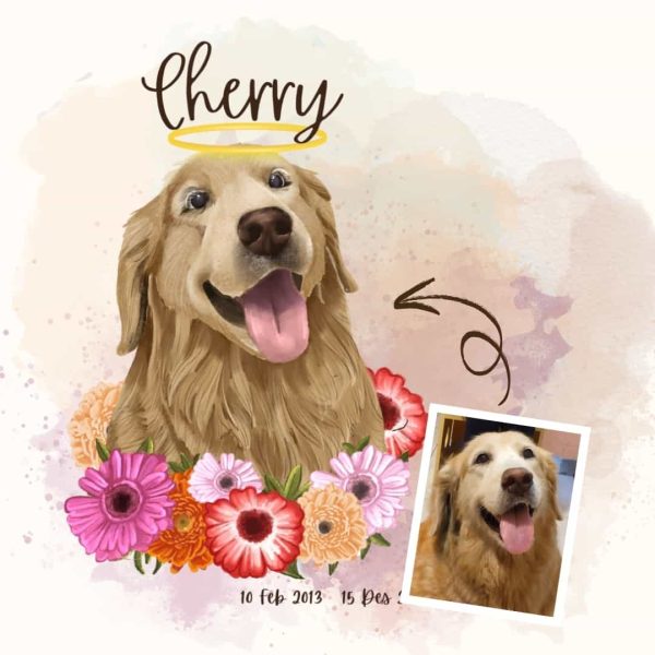 Custom Frame Pet Illustration - Image 5