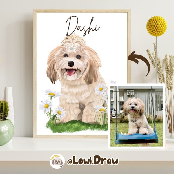 Custom Frame Pet Illustration - Image 3
