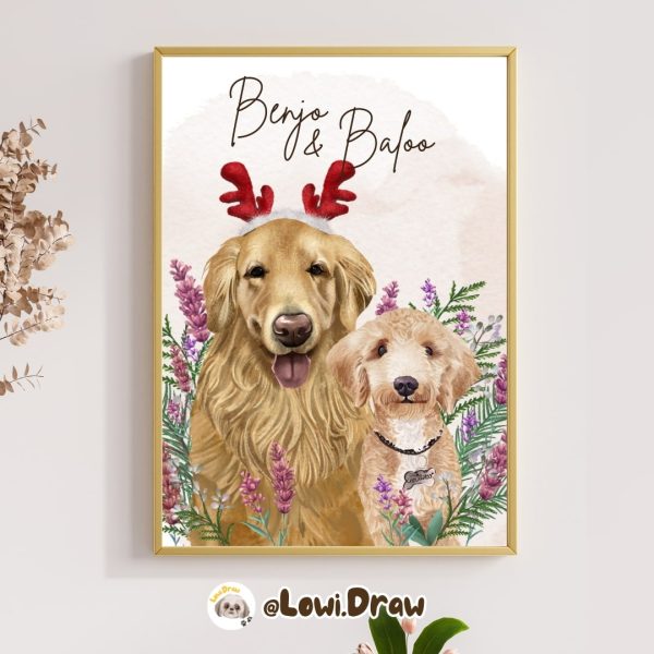 Custom Frame Pet Illustration - Image 8